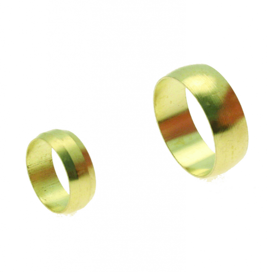 COMPRESSION OLIVE - BRASS METRIC 15mm