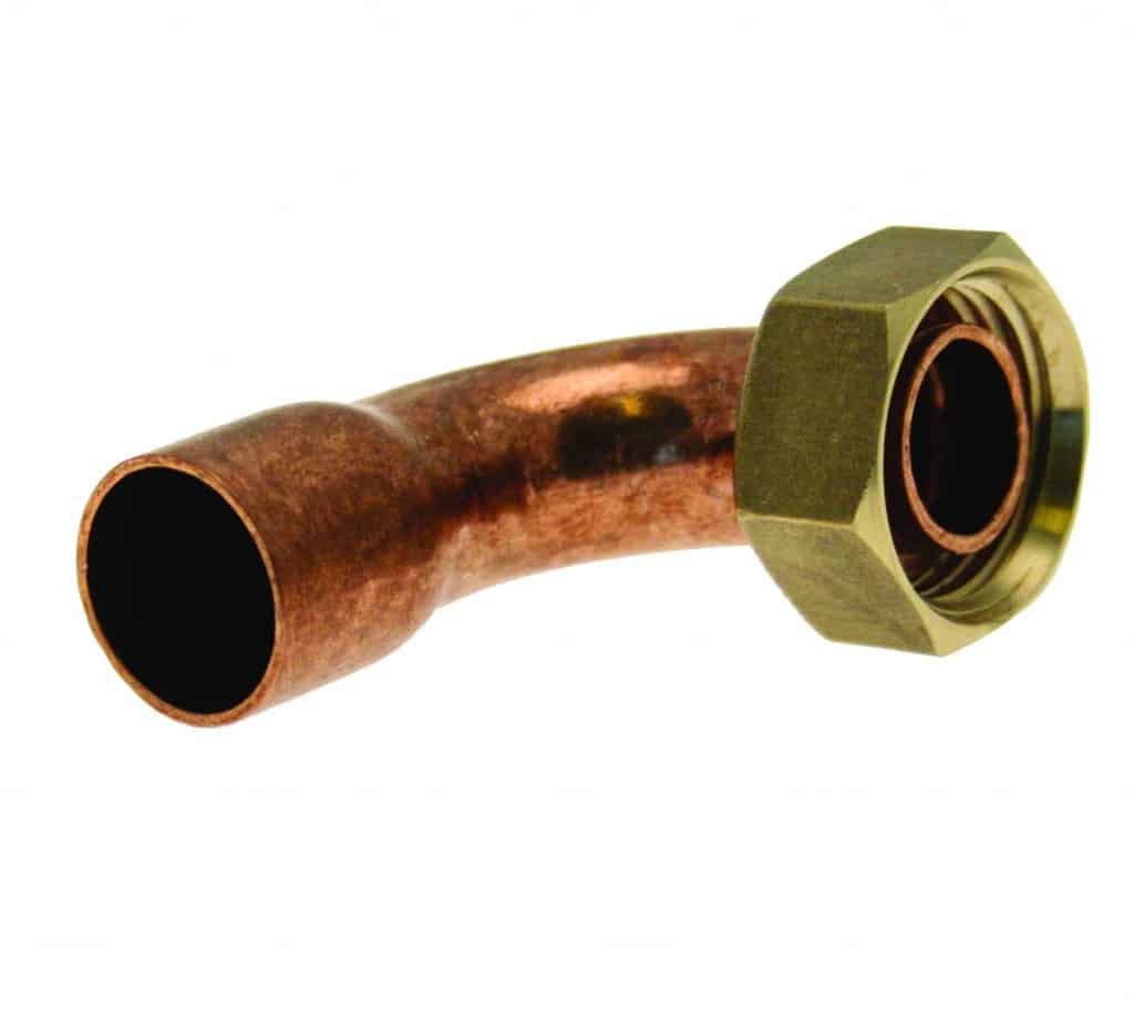 END FEED BENT TAP CONNECTOR - 15mmX1/2