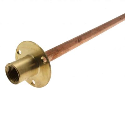 Wallplate Adaptor with 350mm Copper Pipe, Plumb Parts Glasgow