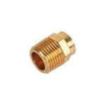 END FEED MALE IRON COUPLER/CONNECTOR - 8mm-x-1-4