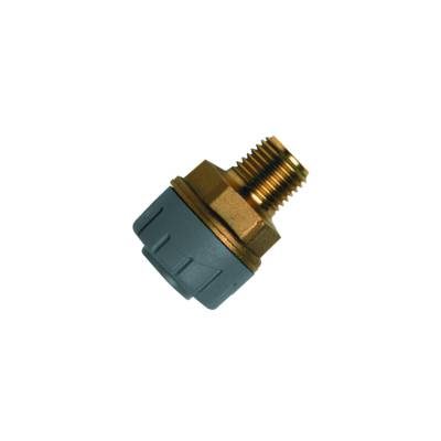 POLYPLUMB BRASS MALE BSP ADAPTOR