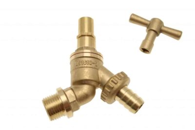 Hose Union Bib Tap Lockshield Valve, Plumb Parts Glasgow