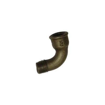 BLACK MALLEABLE IRON 90 DEG BEND MXF