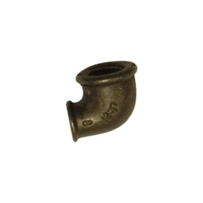 BLACK MALLEABLE IRON 90 DEG REDUCING ELBOW F X F