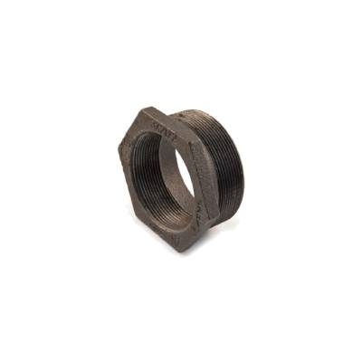 BLACK MALLEABLE IRON HEXAGON BUSHES MxF