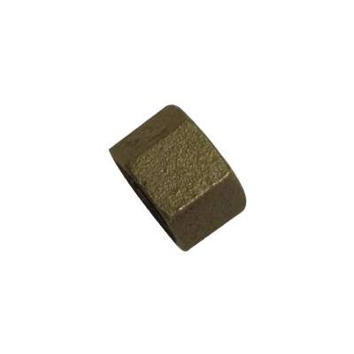 BLACK MALLEABLE IRON HEXAGON CAP