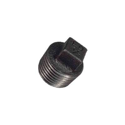 BLACK MALLEABLE IRON PLAIN PLUG