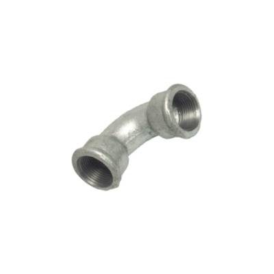 GALVANISED MALLEABLE IRON 90 DEG BEND FxF