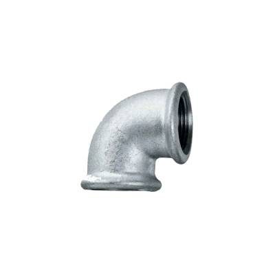 GALVANISED MALLEABLE SHORT 90 DEG BEND FxF