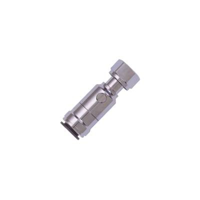 JG SPEEDFIT CHROME PLATED SERVICE VALVE WITH TAP CONNECTOR