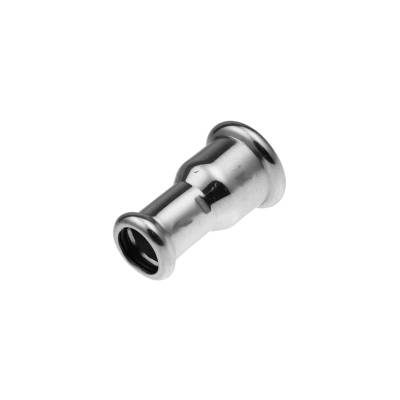 XPRESS YORKSHIRE PRESS-FIT CHROME PLATED COPPER REDUCING COUPLER