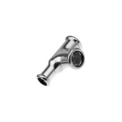 721007 Pegler Yorkshire, Pegler Yorkshire Brass Pipe Fitting, Tee  Compression Equal Tee, Female to Female 15mm, 369-1659