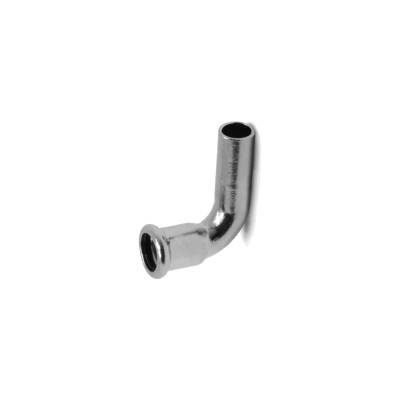 XPRESS YORKSHIRE PRESS-FIT CHROME PLATED COPPER STREET ELBOW