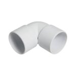FLOPLAST ABS SOLVENT WASTE 90 DEG BENDS 32mm to 50mm - 32mm - WHITE