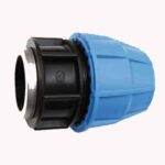 FloPlast MDPE Female Coupler 20mm to 32mm - 20mm x 1/2