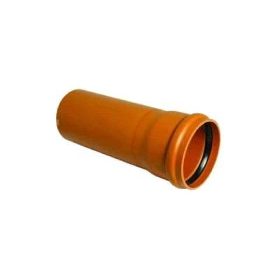 FLOPLAST PVC-U DRAINAGE SINGLE SOCKET PIPE 3m