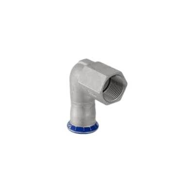 GEBERIT MAPRESS STAINLESS STEEL ELBOW TAP CONNECTOR FEMALE THREAD