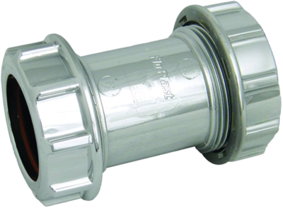 FLOPLAST UNIVERSAL COMPRESSION CHROME STYLE COUPLING – CW08