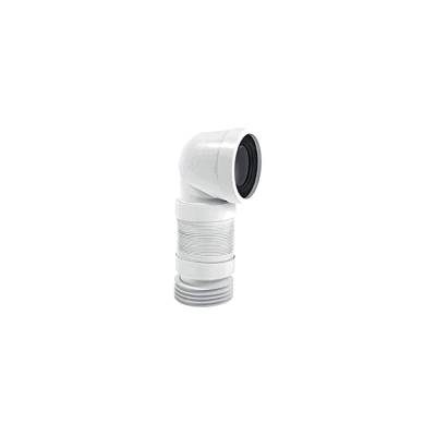 McALPINE 90 DEG FLEXIBLE WC CONNECTOR WC-CON8F