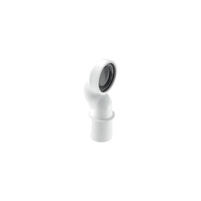 McALPINE 90 DEG SPACE SAVING BEND ADJUSTABLE LENGTH RIGID WC CONNECTOR WC-CONQP