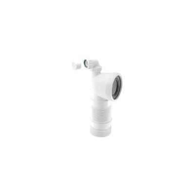 McALPINE 90° FLEXIBLE WC CONNECTOR WITH UNIVERSAL VENT BOSS WC-CON8FV
