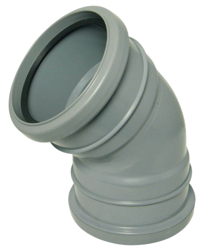 FLOPLAST SOLVENT SOIL DOUBLE SOCKET 135° BEND – SS563