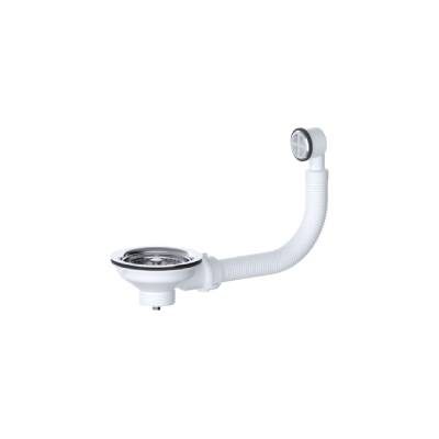 VIVA BASKET STRAINER WASTE ROUND OVERFLOW