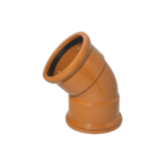 Underground 45 Degree Bend Double Socket 110mm - 110mm