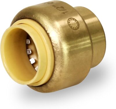 BRASS PUSH-FIT STOP END
