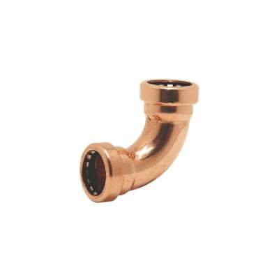 BRASS PUSH-FIT ELBOW 90 deg
