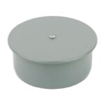 FloPlast Ring Seal Socket Plug - SP296 110mm - 110mm - Black