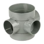 FloPlast Ring Seal Boss Pipe Short - SP583 110mm - 110mm - Black