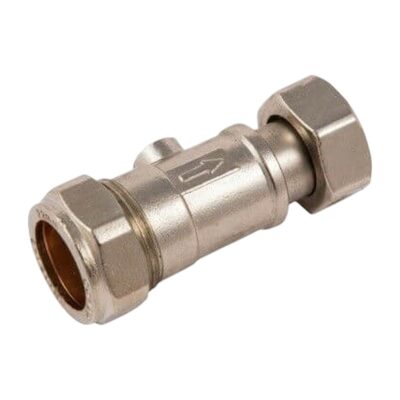 Isolation Service Valve Chrome, Plumb Parts Glasgow
