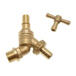 Hose Union Bib Tap Lockshield Valve 1/2 inch - 1/2''