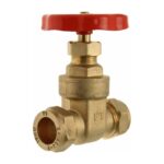 Gate Valve Compression x Compression BS5154 15mm to 28mm - 15mm