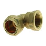 Compression Female Elbow 12mm to 54mm - 15mm x 1/2