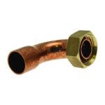 End Feed Bent Tap Connector 15mm to 22mm - 15mmX1/2
