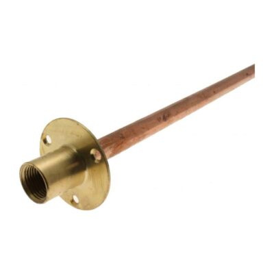 Wallplate Adaptor with 350mm Copper Pipe, Plumb Parts Glasgow