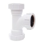 FloPlast Universal Compression Tee – WC23 40mm - 40mm
