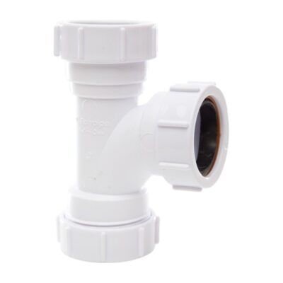 FloPlast Universal Compression Tee WC23, Plumb Parts Glasgow