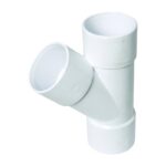 FloPlast 135 Deg Branch TEE-WS43 40mm - 40mm - White