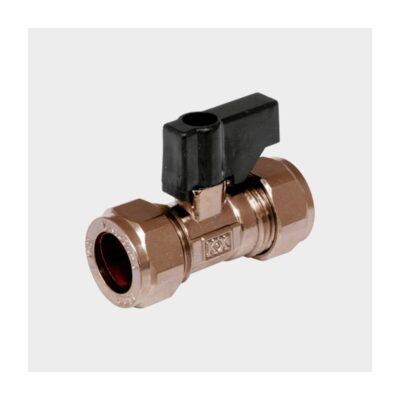 Compression Brass Lever Isolating Valve 15mm, Plumb Parts Glasgow