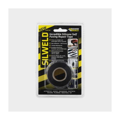 Ever Build Silweld Silicone Repair Tape Black 3m, Plumb Parts Glasgow