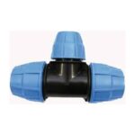 FloPlast MDPE Reducing Tee 25mm to 32mm - 25mm x 25mm x 20mm