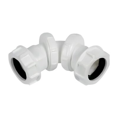 FloPlast Compression Adjustable Elbow WC15, Plumb Parts Glasgow