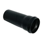 FloPlast Single Socket Soil Pipe 110mm - 1m - Grey