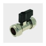 Isolating Valve Compression x Compression with Lever 15mm to 22mm - 22mm