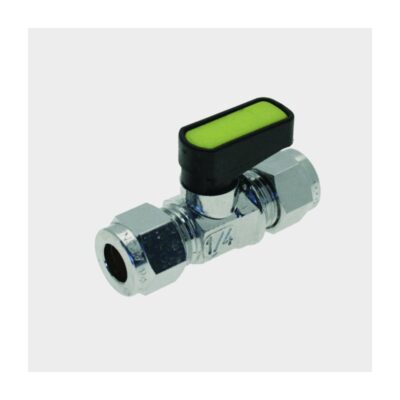 Mini Lever Ball Valve Compression x Compression, Plumb Parts Glasgow