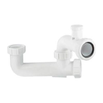 McALPINE 60MM SEAL ANTI-SYPHON EXTENDED BODY BATH TRAP SM10EV