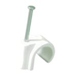 Single Hinged Pipe Clips 10mm to 28mm - 10mm
